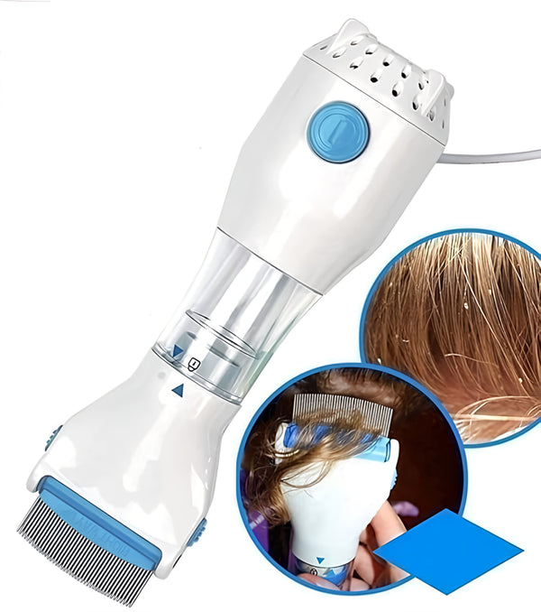V Comb Capture Trap Electrical Head Lice and eggs removed from the Hair Chemical and Allergy Free  Head Lice Treatment Vaccume MAchine