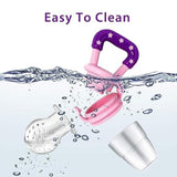 Baby Food Feeder Pacifier, Silicone Fruit Feeder Teethers for Babies