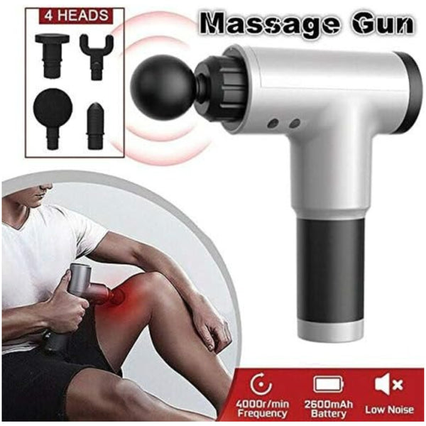 Massage Gun Handheld 6 Speeds Percussion Facial Gun for Pain Relief