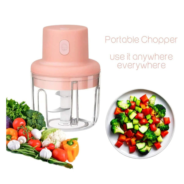 Mini Wireless Portable Food Processor, Handheld with USB Charging