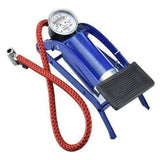 Car Bicycle Bike Single Cylinder Barrel Tyre Inflator Foot Pump w/Pressure Gauge Single Cylinder Barrel Tyre Foot Pump