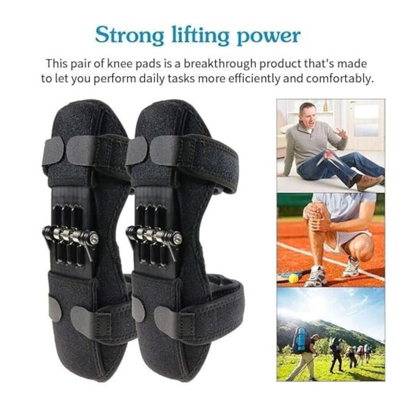 Knee Support Spring Knee Booster Joint Support Knee Protection Pads for Women and Men Knee Brace Leg For Mountain Climbing
