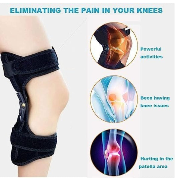 Knee Support Spring Knee Booster Joint Support Knee Protection Pads for Women and Men Knee Brace Leg For Mountain Climbing