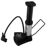 Bicycle Pump, Mini Portable Bicycle/Bike Foot Pump with Pressure Gauge,Bike Tire Air Pump with Gas Ball Needle for All