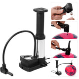 Bicycle Pump, Mini Portable Bicycle/Bike Foot Pump with Pressure Gauge,Bike Tire Air Pump with Gas Ball Needle for All