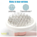 Pet Grooming Brush Tool Self Cleaning Comb Easy to Remove Loose Undercoat and Tangled Hair Comb | Ideal for Dogs and Puppies